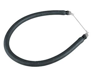 Seac Tripower élastique Circulaire pour la pêche sous-Marine avec Ogive en dyneema Fabriqué en Italie Unisex-Adult, Noir, Ø14,5mm X 56cm
