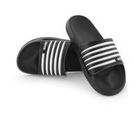 SEAC Zebra, Chaussons Sportifs pour la Piscine et la Plage, Blanc/Noir, 36