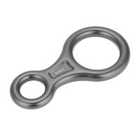 Seacanl Figure 8 Descendeur De Corde, 8 Mots Anneau De Corde Descendeur De Corde Durable De Roche, Descendeur Rappel en Plein Air pour Hommes Femmes Escalade(Gris)