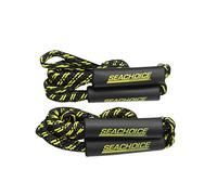 Seachoice 42461 Lot de 2 Cordes élastiques pour Quai de Bateau - 1,2 m de Long, Extensible jusqu'à 1,5 m, Noir/Jaune