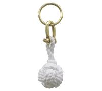 SEACLUB Porte cle en Laiton - Pommeau de touline tressage Artisanal