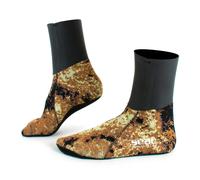Seac Chaussettes thermiques Seal Skin Camo 3 mm néoprène Camouflage Noir EU 42-43