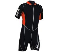Seac – Shorty Ciao 2,5 mm – Manches courtes, front zip – Noir 3XL Homme