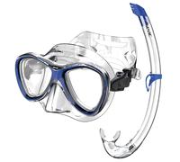 SEAC Set BIS Kit avec Masque Capri et Tuba Top pour la plongée en apnée en Silicone pour Adultes et Enfants Mixte