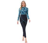 seafanny Maillot de Bain 3 pièces pour Femme Musulmane, Couverture complète, Hijab Burkini Modeste