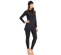 seafanny Maillots de Bain 3 pièces pour Femme Musulmane Couverture complète Hijab Burkini Maillot de Bain Modeste