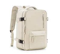 SEAFEW Sac à dos de voyage 40x30x20 pour Ryanair, Sac À Main Bagage Cabine Avion, sac à dos décontracté pour ordinateur portable, Sac Weekend Sac de Voyage Excursions Courtes,X5-Beige