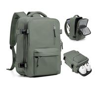 SEAFEW Sac à dos de voyage 40x30x20 pour Ryanair, Sac À Main Bagage Cabine Avion, sac à dos décontracté pour ordinateur portable, Sac Weekend Sac de Voyage Excursions Courtes,G6-armée verte