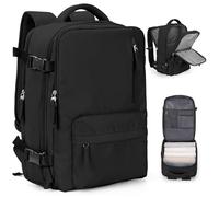 SEAFEW Sac à dos de voyage 40x30x20 pour Ryanair, Sac À Main Bagage Cabine Avion, sac à dos décontracté pour ordinateur portable, Sac Weekend Sac de Voyage Excursions Courtes,A1-Noir