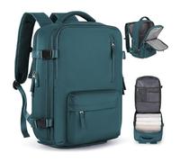 SEAFEW Sac à dos de voyage 40x30x20 pour Ryanair, Sac À Main Bagage Cabine Avion, sac à dos décontracté pour ordinateur portable, Sac Weekend Sac de Voyage Excursions Courtes,A10-bleu paon