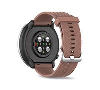 SeaFicco 20MM Bracelet de Montres en Silicone Bande de Sports Bracelet de Remplacement Compatible avec Polar Pacer/Ignite 3 /Ignite 2 /Ignite/Unite (S, Marron)
