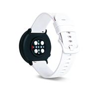 SeaFicco 20mm Bracelet de Montres en Silicone Bracelet de Libération rapide Bande de Remplacement en Sports Compatible pour Polar Ignite 3 /Ignite 2 /Ignite/Unite/Pacer (Blanc)