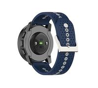 SeaFicco 22MM Bracelet de Montres Bande de Remplacement en Silicone Compatible avec Suunto 9 Peak Pro /9 Peak /5 Peak/Vertical 2 /Vertical/Run/Ocean/Race 2 /Race S/Race (Marine/Gris)