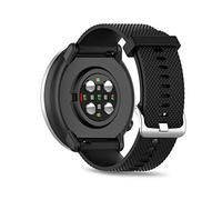 SeaFicco Bracelet de Montres Compatible avec Polar Pacer/Ignite 2 / Ignite/Unite, Bracelets Universel en Silicone de 20mm Bande de Remplacement Poignet Sangle en Sports (S, Noir)