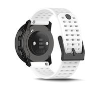 SeaFicco Bracelet de Montres Compatible avec Suunto Vertical, 22MM Bracelets en Silicone Bande de Sports Compatible pour Suunto Vertical 2/9 Peak Pro /9 Peak /5 Peak/Race 2 /Race S/Race (Blanc)