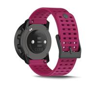 SeaFicco Bracelet de Montres Compatible avec Suunto Vertical, 22MM Bracelets en Silicone Bande de Sports Compatible pour Suunto Vertical 2/9 Peak Pro /9 Peak /5 Peak/Race 2 /Race S/Race (Rouge Vin)