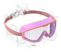 Seaflar Lunette de Piscine Enfant Anti-Buée & UV, Vision Large - Réglage Rapide 1 Touche, Joint Silicone Confortable, lunettes de natation Mixte 3-12 Ans-T-PKPP