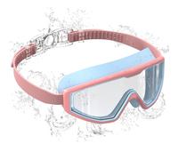 Seaflar Lunette de Piscine Enfant Anti-Buée & UV, Vision Large - Réglage Rapide 1 Touche, Joint Silicone Confortable, lunettes de natation Mixte 3-12 Ans-T-BLPK