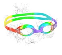 Seaflar Lunette Piscine Enfant, Anti-Buée Avec Vision Claire, Protection UV, Joint en Silicone, Uinsex Petite Monture Lunette Piscine Adaptées Aux de 6 à 14 ans-T-CL