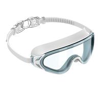 Seaflar Lunette Piscine Enfant, Anti-Buée & UV, Vision Panoramique, Réglage Rapide, Joint Silicone, Lunettes de Natation Unisexe 3-14 Ans-C-WH