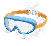 Seaflar Lunette Piscine Enfant, Lunettes Anti-Buée Avec Vision Claire, Protection UV, Réglage Rapide, Joint en Silicone, Adaptées Aux Garçons et Filles de 6 à 14 ans