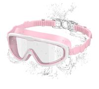 Seaflar Lunette Piscine Enfant, Lunettes Anti-Buée Avec Vision Claire, Protection UV, Réglage Rapide, Joint en Silicone, Adaptées Aux Garçons et Filles de 6 à 14 ans-T-PKWH