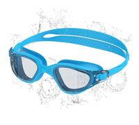Seaflar Lunettes de natation avec verres HD, anti-buée, protection UV, étanches et confortables - pour adultes, idéales pour les piscines couvertes et en plein air-T-BL