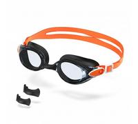 Seaflar Lunettes De Natation Hommes Femmes | Lunette Piscine Adulte AntibuéE éTanches Et RéSistantes Aux UV | Professionnelles Confortables Avec Pont Nasal Souple Lunette Piscine-Noir Orange