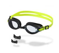 Seaflar Lunettes De Natation Hommes Femmes | Lunette Piscine Adulte AntibuéE éTanches Et RéSistantes Aux UV | Professionnelles Confortables Avec Pont Nasal Souple Lunette Piscine-Noir Jaune