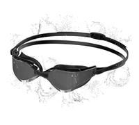 Seaflar Lunettes de Natation Polarisees Anti-Buée UV400 Protection, Sangle en Silicone Réglable - Professionnel Adultes & Adolescents, Sport Aquatique Entraînement Hommes Femmes-D-BKSV