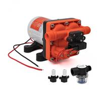 Seaflo Pompe à membrane série 42 avec dérivation pour vélo réduit 12 V/24 V 3,0 GPM 55 PSI (12 V)