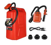 SEAFLO Pompe de transfert de pompe à carburant électrique automatique rechargeable (débit 2,3 GPM - 3,1 GPM) avec tuyau d'aspiration longueur (465 mm) et tuyau d'évacuation flexible Longueur : 1050 mm