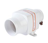 SEAFLO Souffleur d'air de cale marin en ligne de 7,6 cm 12 V 130 CFM silencieux bateau blanc