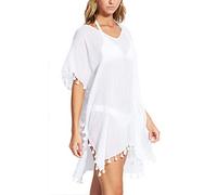 Seafolly Amnesia Kaftan Paréo, Blanc (White), One Size Fabricant: Taille Unique Femme