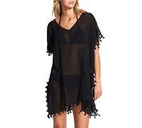 Seafolly Amnesia Kaftan Tunique de Plage, Noir (Black), Unique (Taille Fabricant:O/S) Femme