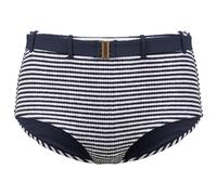 Seafolly - Clubhouse Belted Hollywood Hipster - Bas de maillot - 34 - true navy
