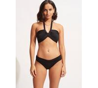 Seafolly Seafolly Black Collective Twist Band Mini Hipster Bikini Bottoms