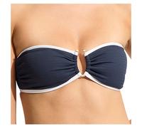 Seafolly - Women's Beach Bound Ring Front Bandeau - Haut de maillot - 44 - true navy