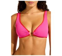 Seafolly - Women's Beach Bound Ring Front Tank - Haut de maillot - 34 - hot pink / flame