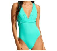 Seafolly - Women's Collective Cross Back One Piece - Maillot de bain - 44 - aquaticblu