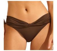 Seafolly - Women's Collective Twist Band Hipster - Bas de maillot - 44 - dark chocolate