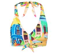 Seafolly - Women's Cuba Multi Fit Wrap Front Halterbra - Haut de maillot - 10 - turquoise