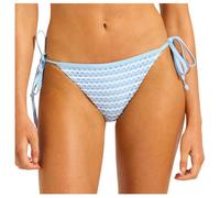 Seafolly - Women's Hipster Tie Side - Bas de maillot - 36 - powder blue / white