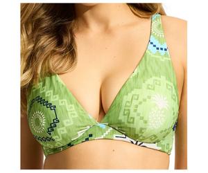 Seafolly - Women's Kasbah DD Fixed Tri Bra - Haut de maillot - 34 - sage