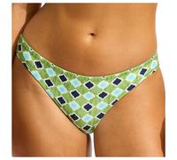 Seafolly - Women's Kasbah Reversible Hipster - Bas de maillot - 44 - sage