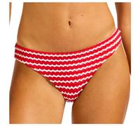 Seafolly - Women's Mesh Effect Hipster Pant - Bas de maillot - 42 - chilli red / white