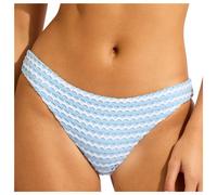 Seafolly - Women's Mesh Effect Hipster Pant - Bas de maillot - 44 - powder blue / white