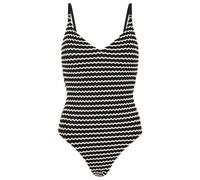 Seafolly - Women's Mesh Effect V Neck One Piece - Maillot de bain - 32 - black