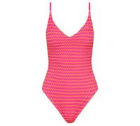 Seafolly - Women's Mesh Effect V Neck One Piece - Maillot de bain - 34 - hot pink