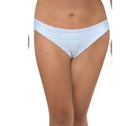 Seafolly Women's Standard Reversible Hipster Bikini Bottom Swimsuit, Summer Crush Powder Blue, 4